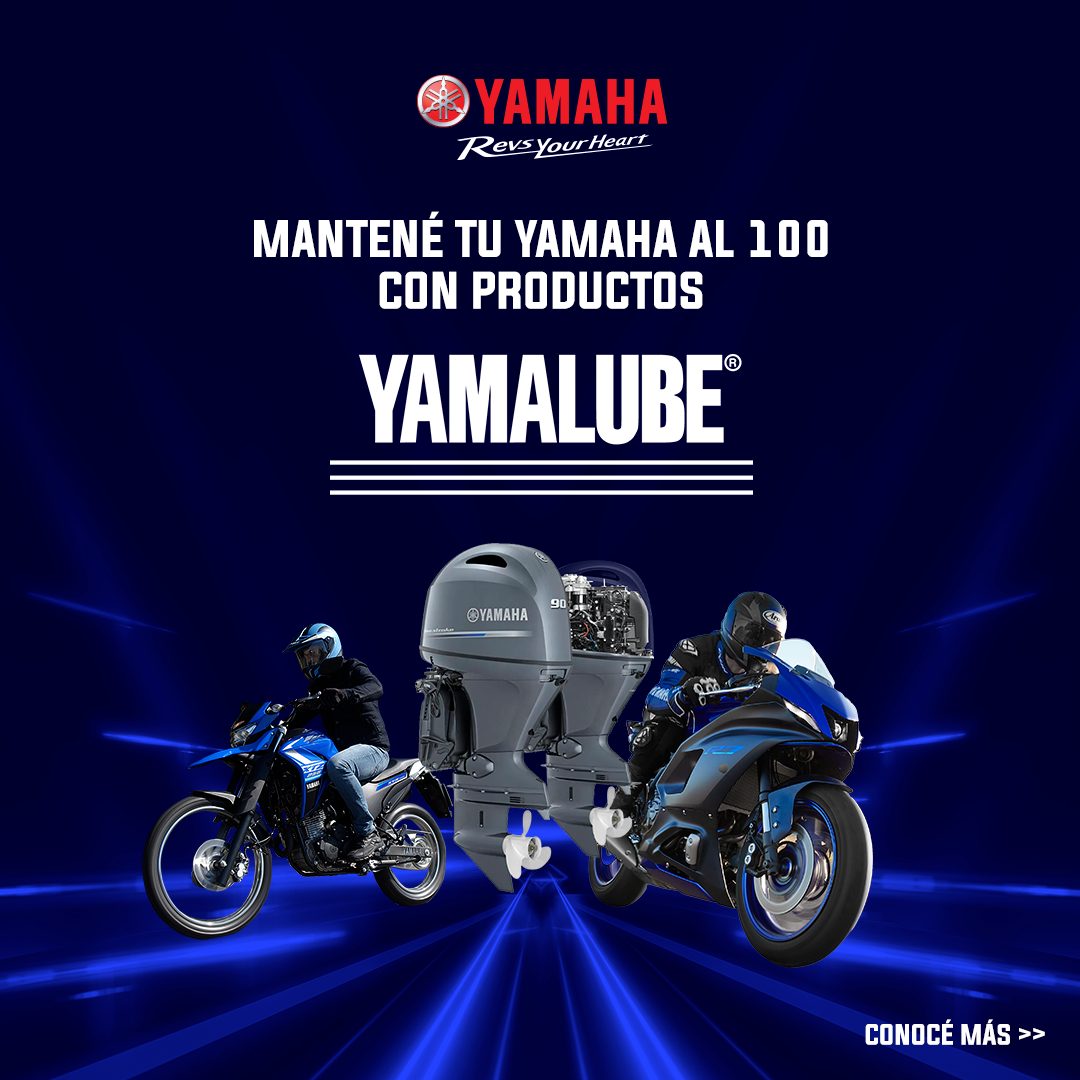 Productos Yamalube Yamaha para motos y náutica